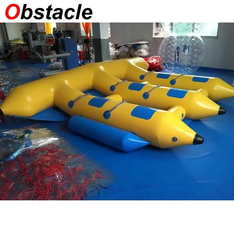 Motorcycle boat towing inflatable flying fish flying banana boat for commercial use ocean beach rental resort beach amusement
Motorcycle boat towing inflatable flying fish flying banana boat for commercial use ocean beach rental resort beach amusement