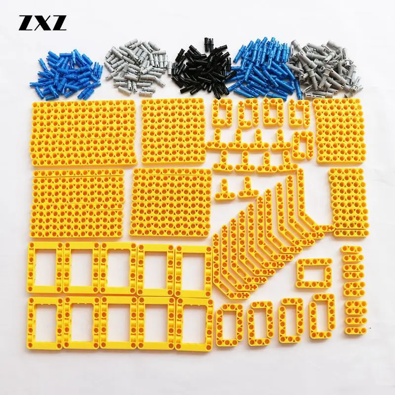 370PCS Building Blocks Technical Parts Liftarm Beams Connectors MOC Jeep Mindstorm Accessories Toys Compatible Bulk Parts Bricks
370PCS Building Blocks Technical Parts Liftarm Beams Connectors MOC Jeep Mindstorm Accessories Toys Compatible Bulk Parts Bricks