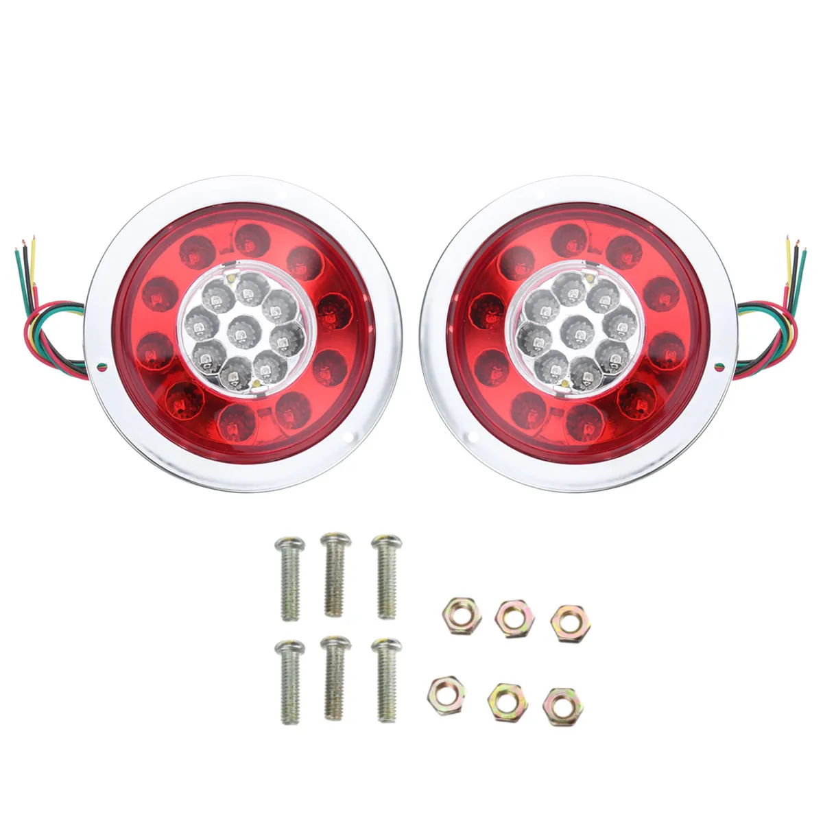 2pcs 19 LED Car Trailer Truck Round Tail Brake Waterproof Light Turn Signal Stop Light Side Lamp
2pcs 19 LED Car Trailer Truck Round Tail Brake Waterproof Light Turn Signal Stop Light Side Lamp