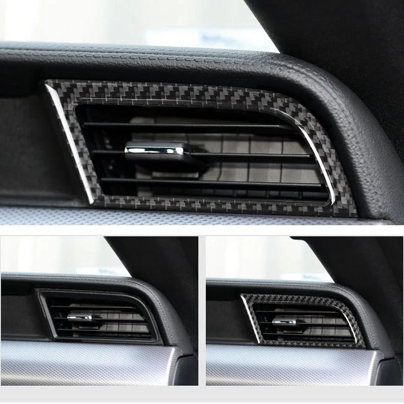 Carbon Fiber Side Air Condition Outlet Cover Trim fit For Ford Mustang 2015-2018
Carbon Fiber Side Air Condition Outlet Cover Trim fit For Ford Mustang 2015-2018