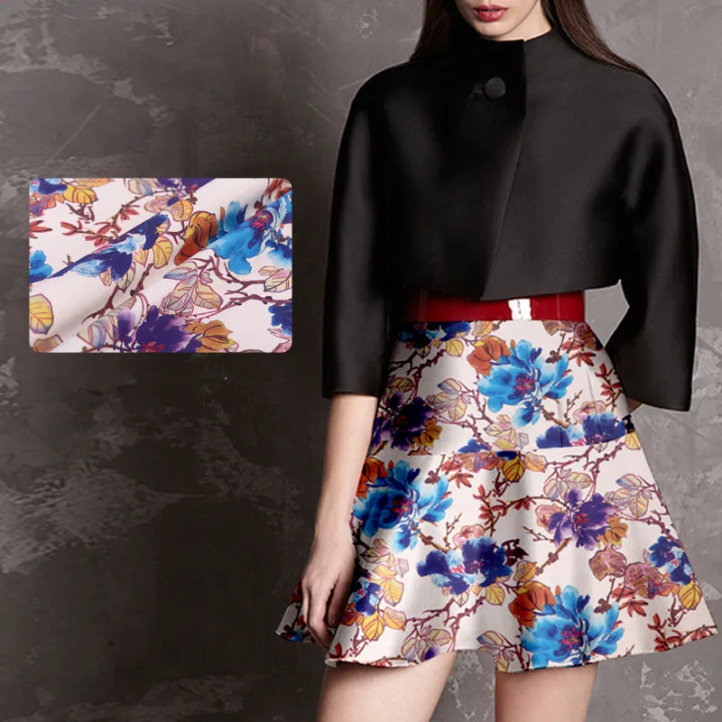 New heavy silk wool blend fabrics digital printing crisp dress clothing wool fabric wholesale high quality silk cloth
New heavy silk wool blend fabrics digital printing crisp dress clothing wool fabric wholesale high quality silk cloth