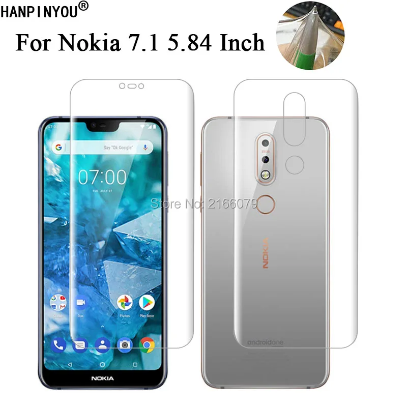 Мягкая ТПУ Защитная пленка для Nokia 7,1 TA-1085 TA-1095 5,84 дюйма, передняя и задняя полная защита экрана, прозрачная защитная пленка + инструменты для ...
Мягкая ТПУ Защитная пленка для Nokia 7,1 TA-1085 TA-1095 5,84 дюйма, передняя и задняя полная защита экрана, прозрачная защитная пленка + инструменты для ...