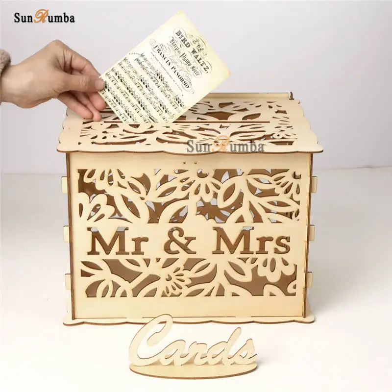Wooden Wedding Card Box Holder DIY Vintage Wedding Decor Well Money Box Envelope Keepsake Boxes Gift Wooden Party Decoration
Wooden Wedding Card Box Holder DIY Vintage Wedding Decor Well Money Box Envelope Keepsake Boxes Gift Wooden Party Decoration