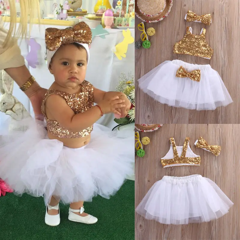 Pudcoco Girl Clothes Princess Baby Girl Sequins Tops+Tutu 3pcs Outfits Party Dress Sundress AU
Pudcoco Girl Clothes Princess Baby Girl Sequins Tops+Tutu 3pcs Outfits Party Dress Sundress AU