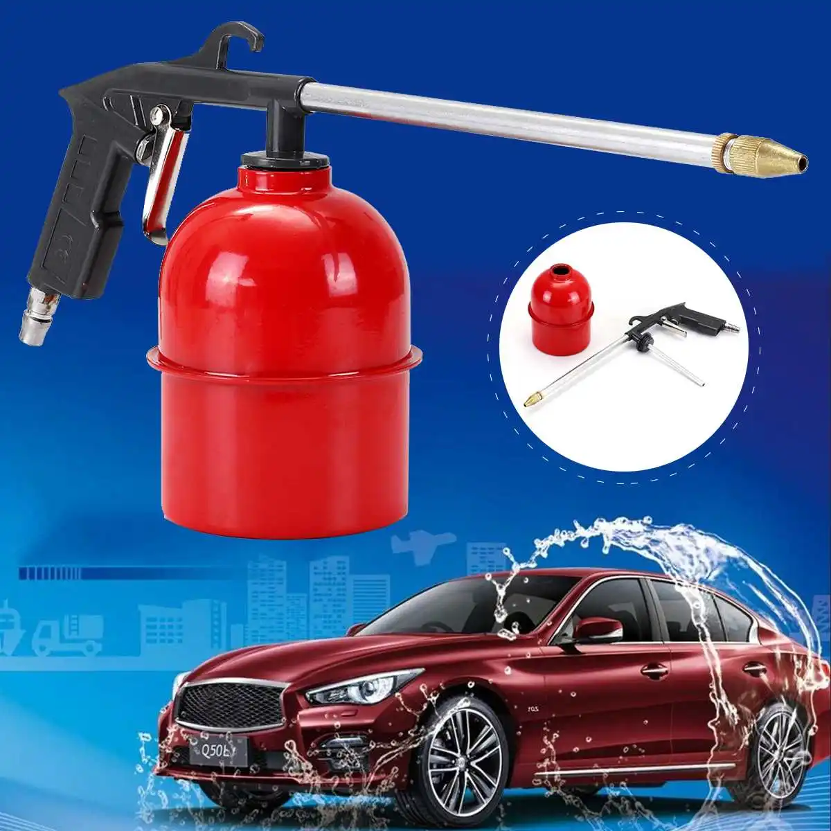 360 Degree High Pressure Car Engine Cleaning Machine Car Washer Solvent Air Sprayer Cleaning Tool Wash Equipment
360 Degree High Pressure Car Engine Cleaning Machine Car Washer Solvent Air Sprayer Cleaning Tool Wash Equipment
