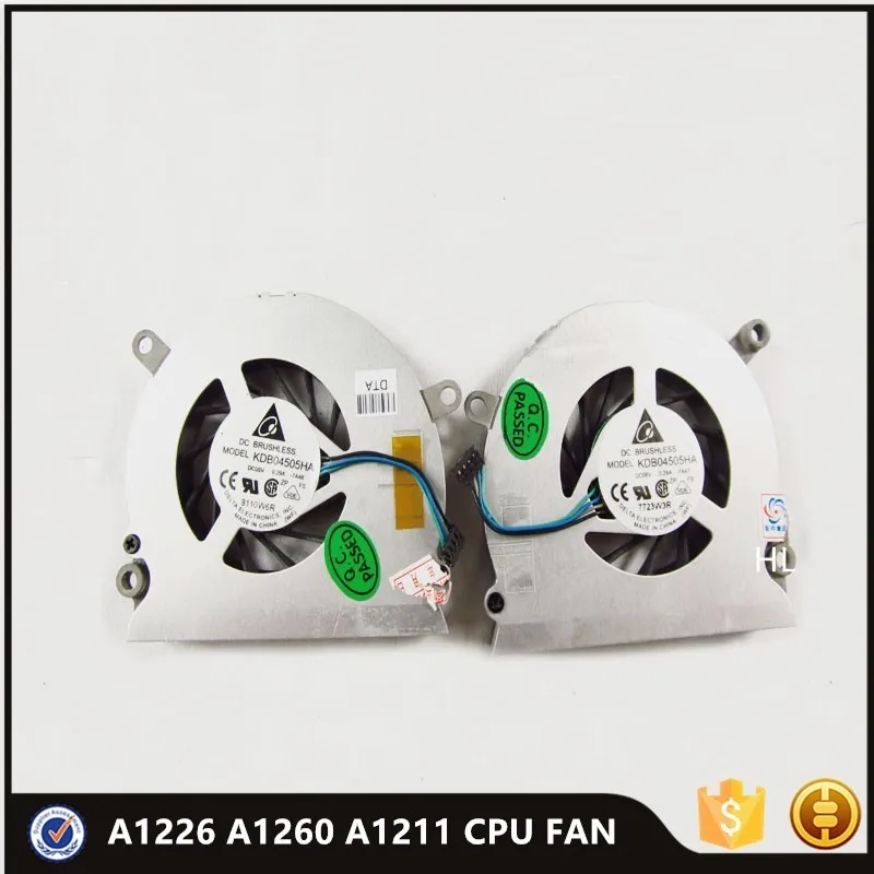 Left & Right CPU Cooling FAN for MacBook Pro 15.4" A1226 A1260 A1211 Notebook Cooling fan 2006 Mid Late 2007 Early 2008 Year
Left & Right CPU Cooling FAN for MacBook Pro 15.4" A1226 A1260 A1211 Notebook Cooling fan 2006 Mid Late 2007 Early 2008 Year
