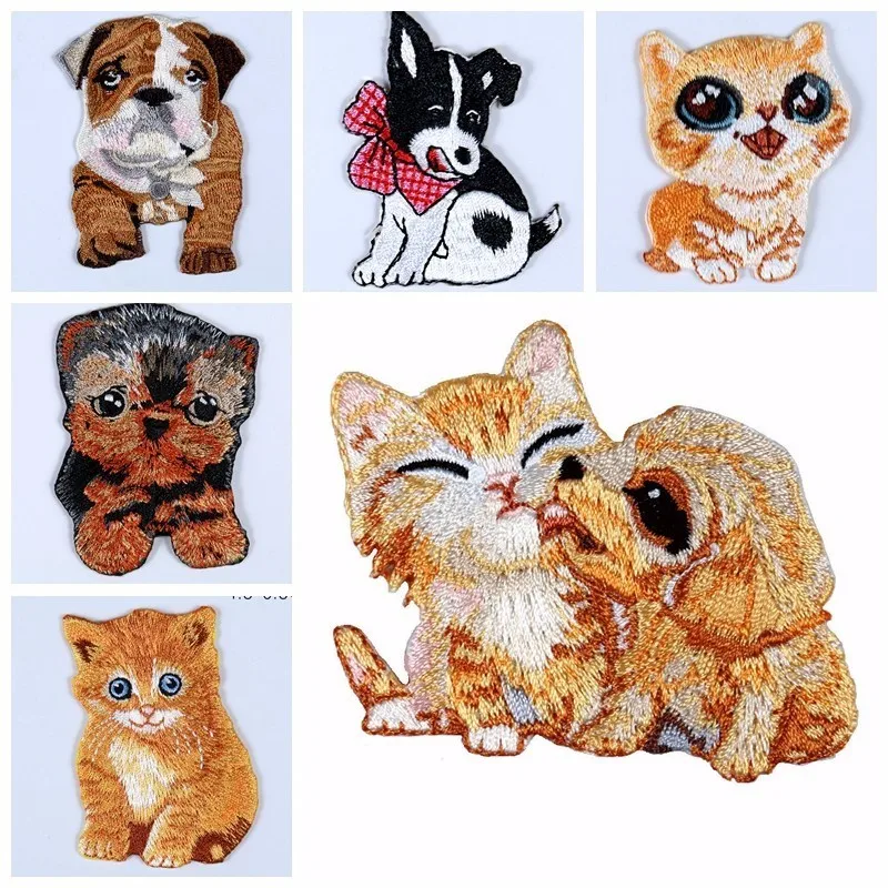 2019 Высокое качество Kawaii кошки собаки друзья значки мультфильм белка DIY украшения