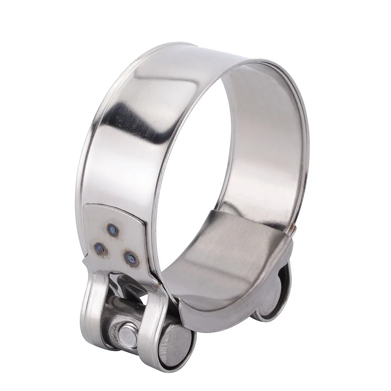 evil energy Universal 304 Stainless Steel Exhaust Clamp Banjo Clip For Slip-on Type Motorcycle Muffler Silencer | Автомобили и