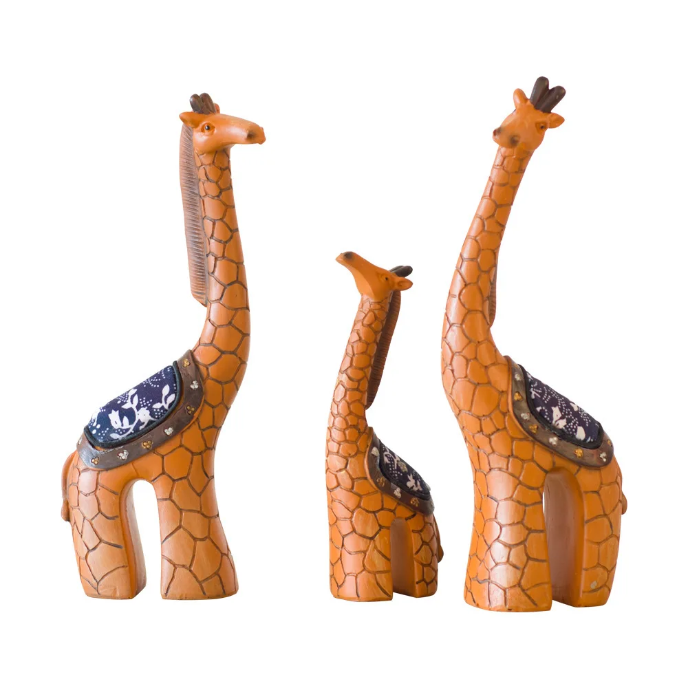 Giraffe Resin Figurines 3 Pieces/set Animal Home Decor Room Decoration Accessories
Giraffe Resin Figurines 3 Pieces/set Animal Home Decor Room Decoration Accessories
