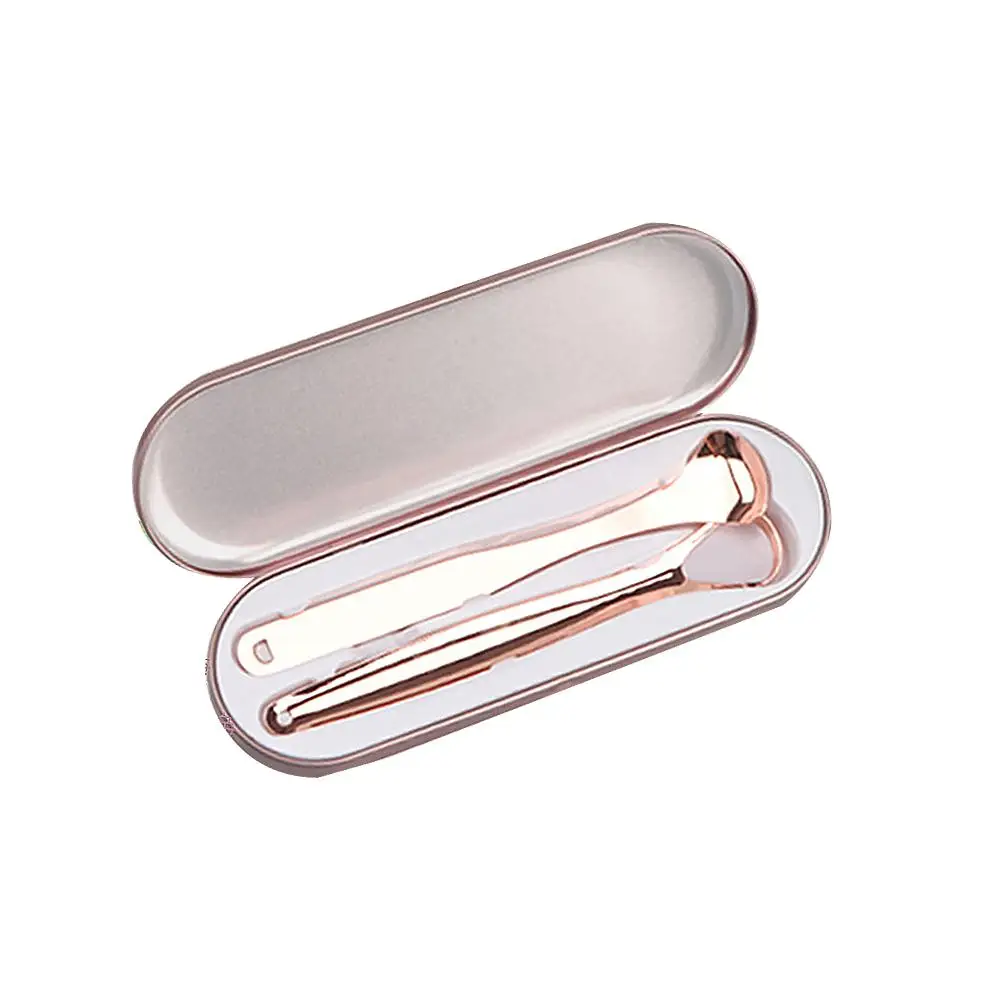 Stainless Steel Tongue Scraper Cleaner Fresh Breath Tongue Scrapers Medical Grade Metal Tongue Scraping Cleaner
Stainless Steel Tongue Scraper Cleaner Fresh Breath Tongue Scrapers Medical Grade Metal Tongue Scraping Cleaner