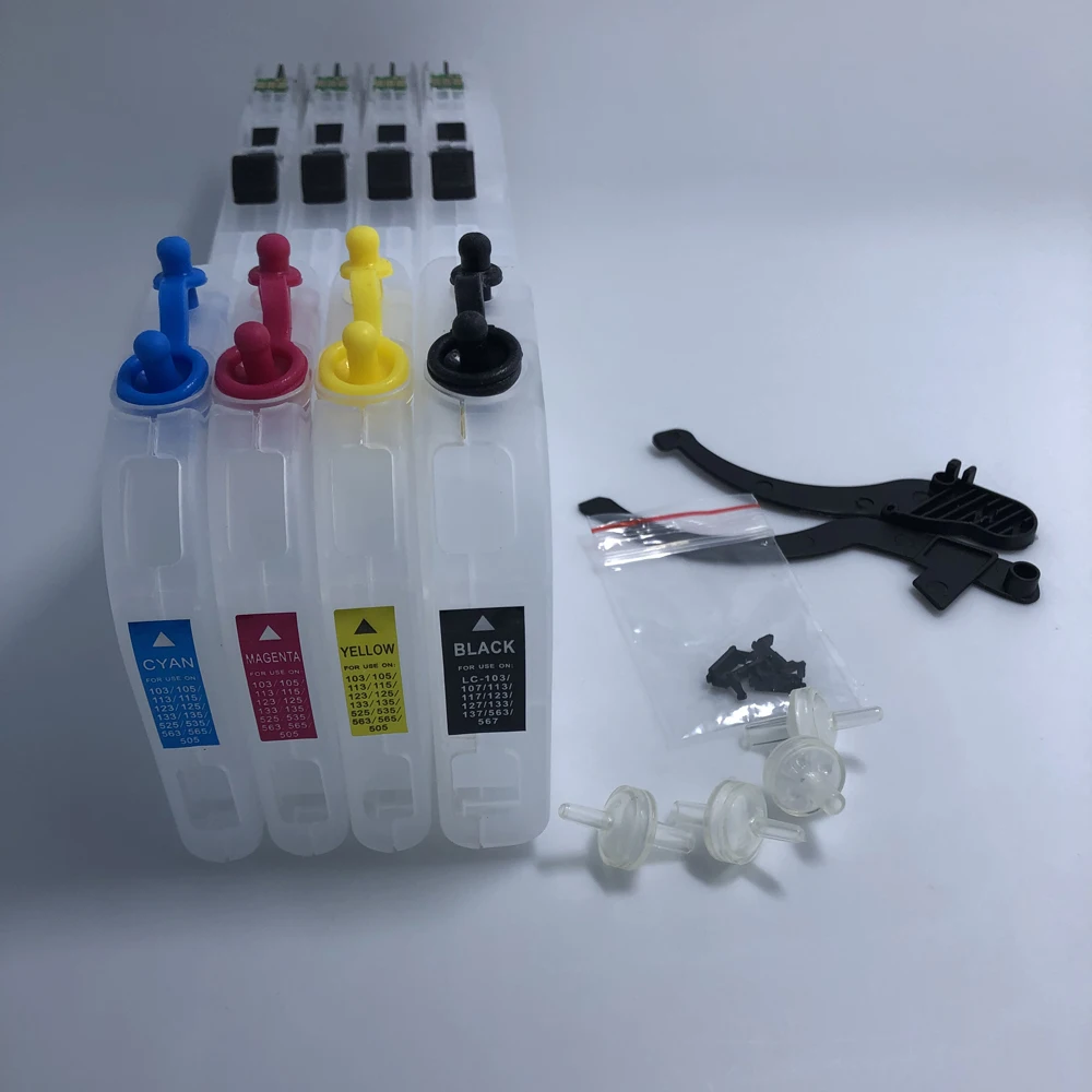 YOTAT Long Refillable ink cartridge LC163 LC161 for Brother DCP-J152W MFC-J470DW MFC-J870DW MFC-J650DW
YOTAT Long Refillable ink cartridge LC163 LC161 for Brother DCP-J152W MFC-J470DW MFC-J870DW MFC-J650DW