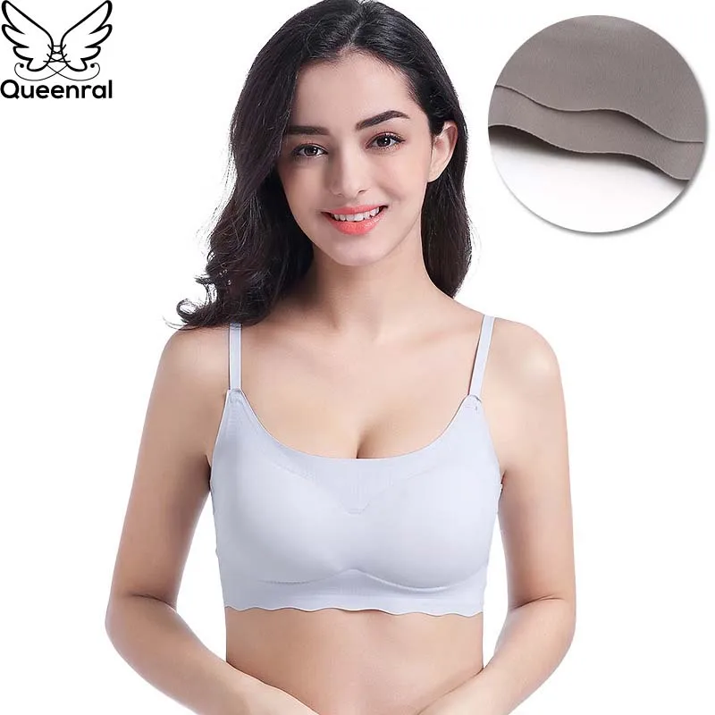 Queenral пикантные бюстгальтеры для женщин Бесшовные siere Push Up Bra бюстгальтер без
