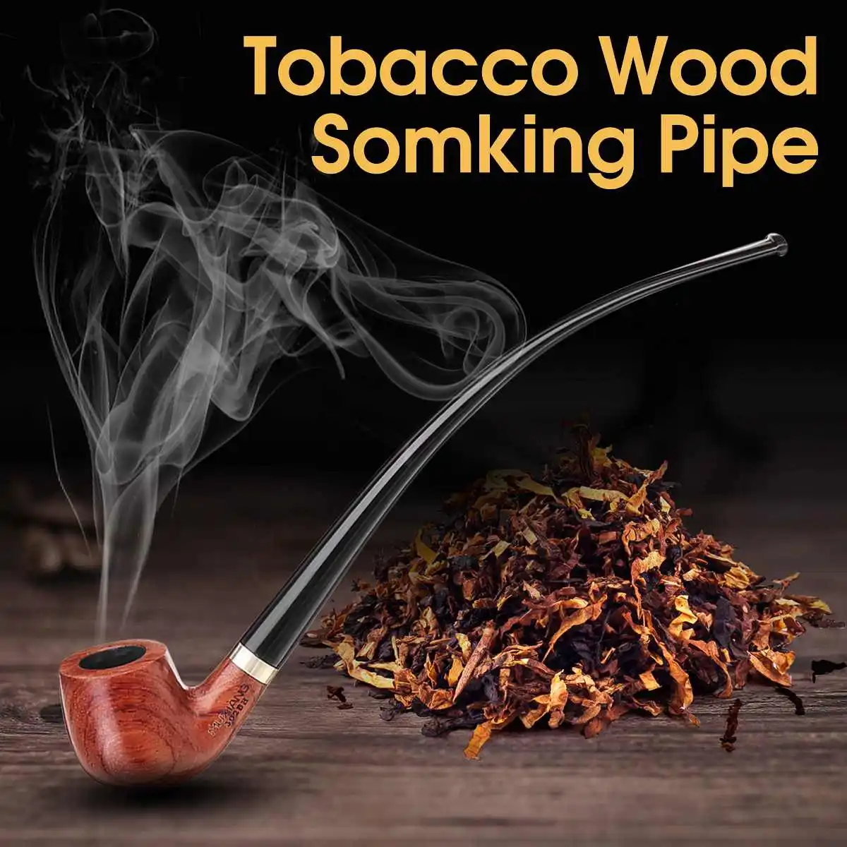 Rose Wood Tobacoo Smoking Pipe with Tools 23cm Smoking Pipe 3mm Filter Long Bent Tobacco Pipe Style Wooden Pipe Smoke Tool
Rose Wood Tobacoo Smoking Pipe with Tools 23cm Smoking Pipe 3mm Filter Long Bent Tobacco Pipe Style Wooden Pipe Smoke Tool