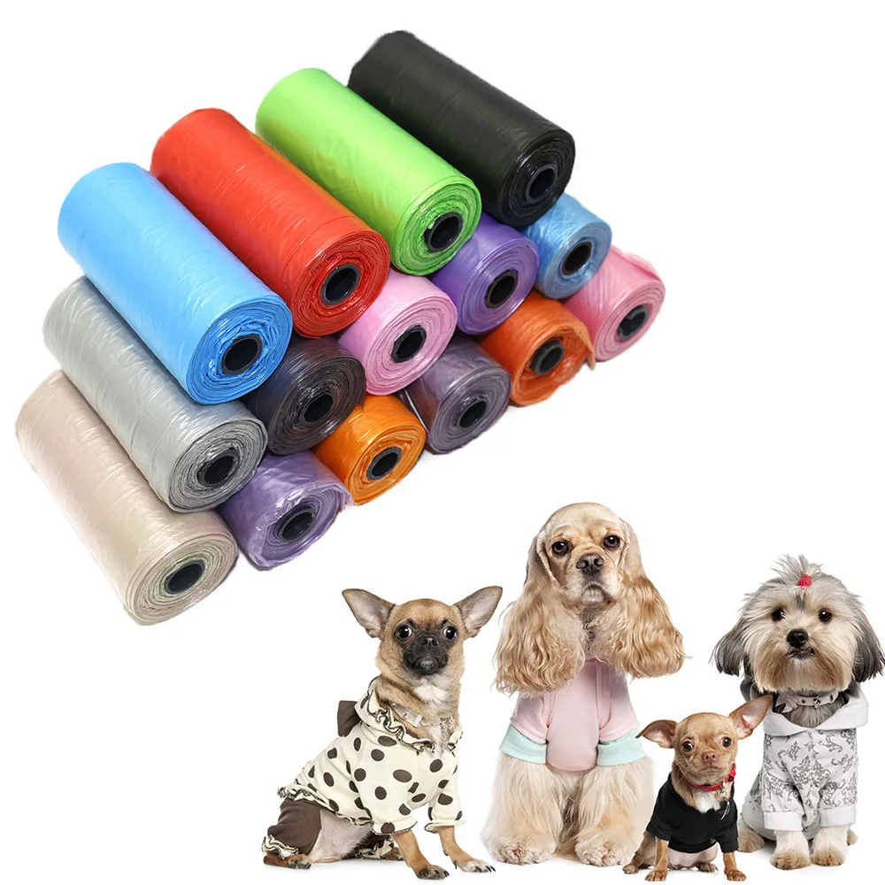15 Pcs/Roll Pet Garbage Bag Solid Color Pick Up Bag Small Garbage Bags Random Color Household Cleaning Tools Drop Shipping 
15 Pcs/Roll Pet Garbage Bag Solid Color Pick Up Bag Small Garbage Bags Random Color Household Cleaning Tools Drop Shipping