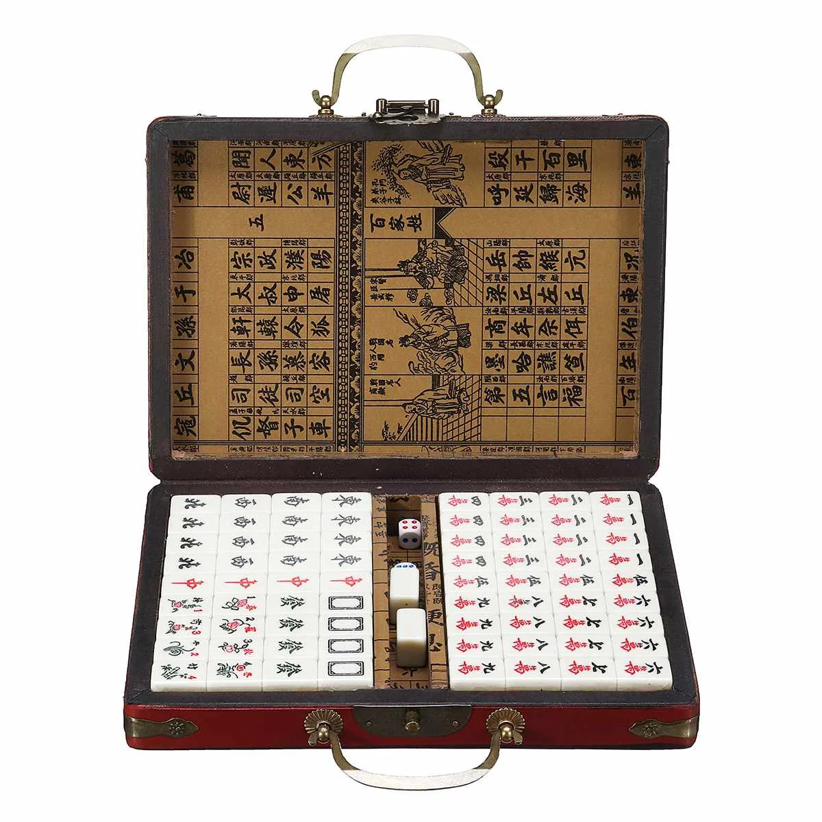 Top Quality Card Games 144 Tiles Mah-Jong Set Multi-color Portable Vintage Mahjong Rare Chinese Toy With Bamboo Box Party Gifts
Top Quality Card Games 144 Tiles Mah-Jong Set Multi-color Portable Vintage Mahjong Rare Chinese Toy With Bamboo Box Party Gifts