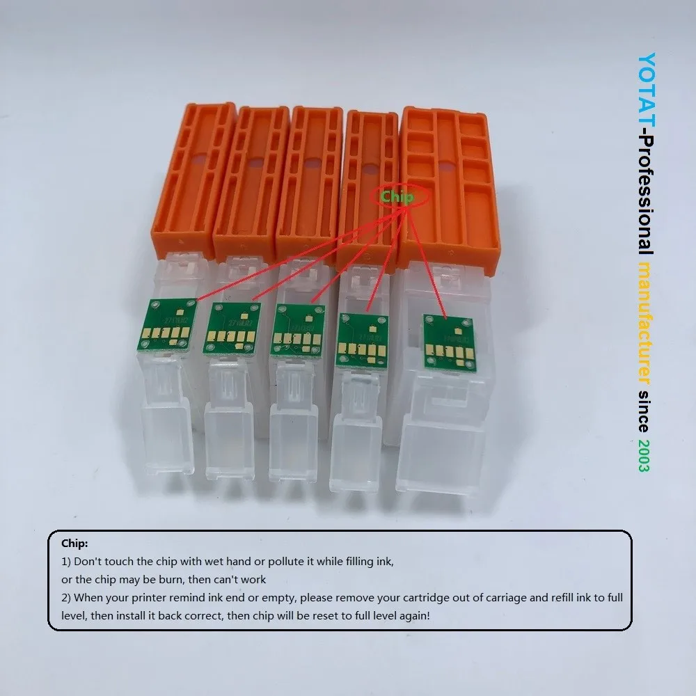 YOTAT 5pcs Refillable ink cartridge PGI-270XL PGI-270 CLI-271 For Canon PIXMA MG6820 MG66821 MG6822 TS5020 TS6020 MG5020 MG5721
YOTAT 5pcs Refillable ink cartridge PGI-270XL PGI-270 CLI-271 For Canon PIXMA MG6820 MG66821 MG6822 TS5020 TS6020 MG5020 MG5721