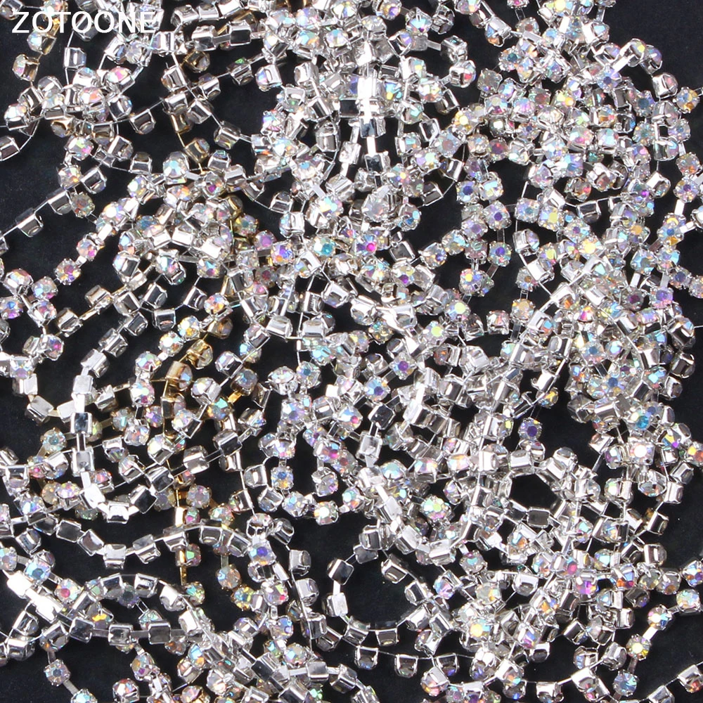 ZOTOONE Silver Motif Rhinestones for Clothes Strass Claw Chain Rhinestone Trim Glue DIY Nails Phone Stickers Sewing Accessories
ZOTOONE Silver Motif Rhinestones for Clothes Strass Claw Chain Rhinestone Trim Glue DIY Nails Phone Stickers Sewing Accessories