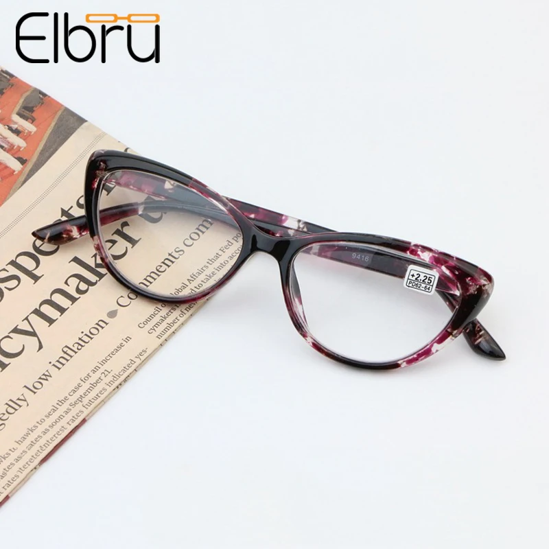 Elbru Fashion Cat Eye Reading Glasses Women Eyeglasses Presbyopic 1.0 1.25 1.5 1.75 2.0 2.25 2.5 2.75 3.0 3.25 3.5 3.75 4.0
Elbru Fashion Cat Eye Reading Glasses Women Eyeglasses Presbyopic 1.0 1.25 1.5 1.75 2.0 2.25 2.5 2.75 3.0 3.25 3.5 3.75 4.0