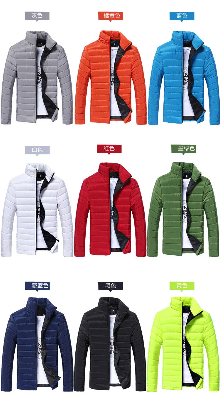 New Men Parka Cotton Padded Winter Jacket Coat Men Solid color Stand Collar Zipper Thick Coat Men Down Parka
New Men Parka Cotton Padded Winter Jacket Coat Men Solid color Stand Collar Zipper Thick Coat Men Down Parka