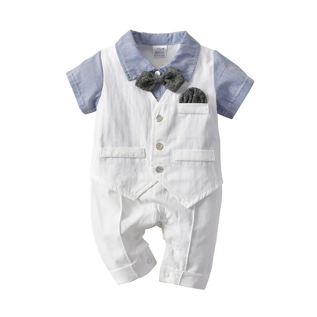 2019 Baby Boy Clothes Long Sleeve Newborn Baby Sets Clothing Gentleman Suit White Bodysuits + Bow Tie + Suspender Trousers 2pcs
2019 Baby Boy Clothes Long Sleeve Newborn Baby Sets Clothing Gentleman Suit White Bodysuits + Bow Tie + Suspender Trousers 2pcs