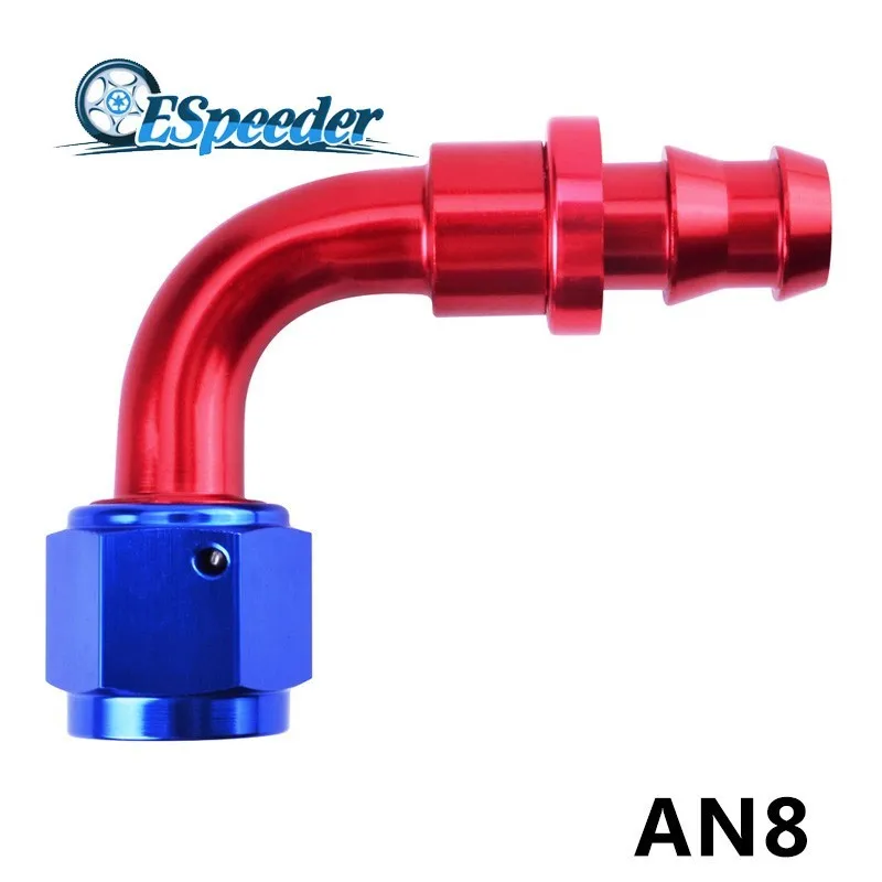 ESPEEDER AN8 Fuel Push On Hose End Oil Fitting Oil Cooler Reusable Hose End 0 45 90 180 Degree Adapter For Car Engine Red-blue
ESPEEDER AN8 Fuel Push On Hose End Oil Fitting Oil Cooler Reusable Hose End 0 45 90 180 Degree Adapter For Car Engine Red-blue