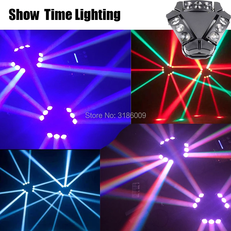 dj led disco light Mini 9 head Led spider beam moving head stage effect DMX 512 Control KTV DJ Party lite home entertain
dj led disco light Mini 9 head Led spider beam moving head stage effect DMX 512 Control KTV DJ Party lite home entertain