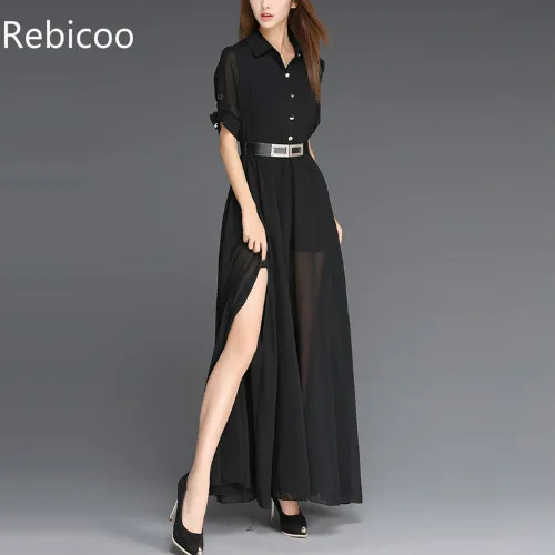 Платье женское шифоновое в европейском стиле, модное вечернее длинное, на лето
Платье женское шифоновое в европейском стиле, модное вечернее длинное, на лето