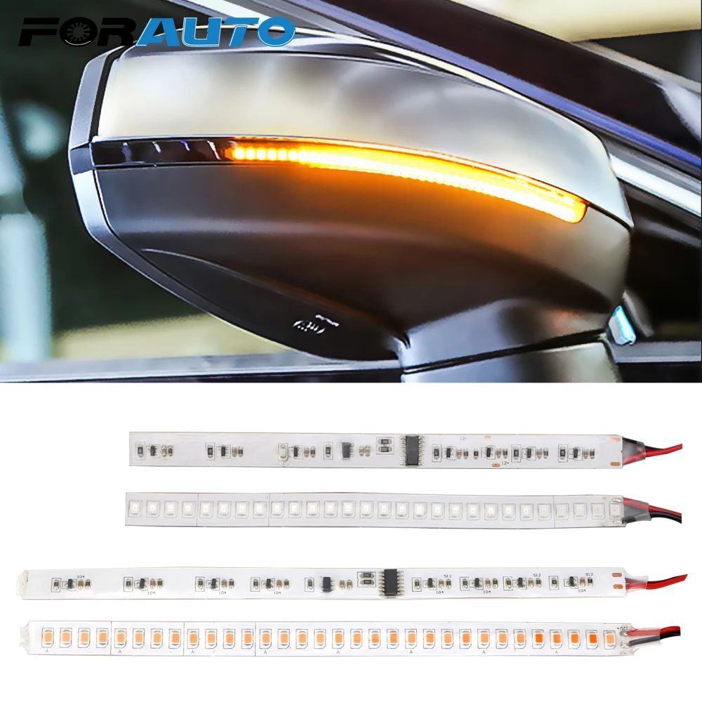 FORAUTO 2pcs Motorcycle Turn Signal Light Flowing Turn Signal Lamp Car Modified Streamer Strip Flashing Rearview Streamer Strip
FORAUTO 2pcs Motorcycle Turn Signal Light Flowing Turn Signal Lamp Car Modified Streamer Strip Flashing Rearview Streamer Strip