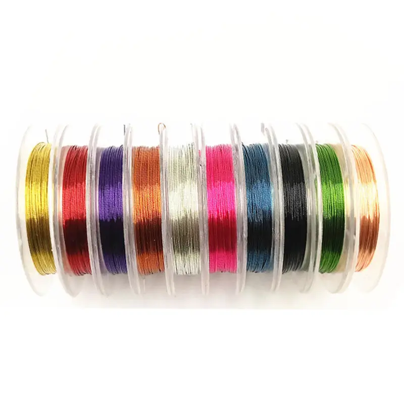 0.3mm*10m Multicolor Wire DIY Hot New Cord/String Accessories 1 Roll Wire Beading Fashion Copper Jewelry Making accessories
0.3mm*10m Multicolor Wire DIY Hot New Cord/String Accessories 1 Roll Wire Beading Fashion Copper Jewelry Making accessories