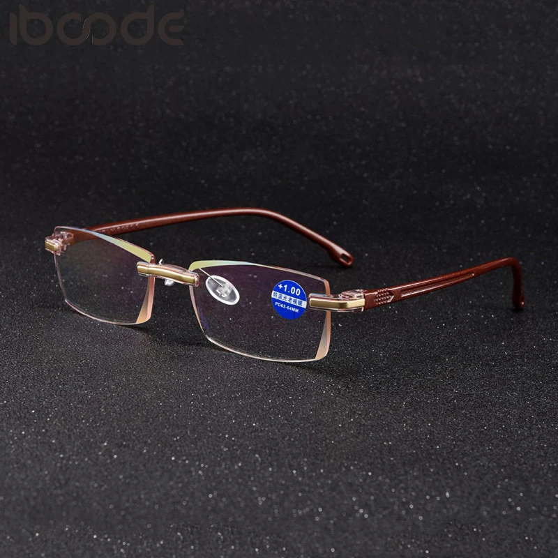 Seemfly Men Women Rimless Reading Glasses Anti Blue Light Magnification Eyewear Presbyopic Eyeglasses Optical Spectacle Goggle
Seemfly Men Women Rimless Reading Glasses Anti Blue Light Magnification Eyewear Presbyopic Eyeglasses Optical Spectacle Goggle
