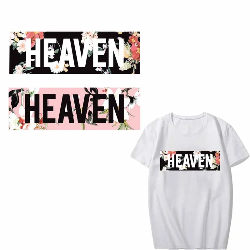 Flower Letter Patch Iron-on Transfers for Clothing DIY T-shirt Dresses Washable Vinyl Stickers on Clothes Applique Heat Press
Flower Letter Patch Iron-on Transfers for Clothing DIY T-shirt Dresses Washable Vinyl Stickers on Clothes Applique Heat Press