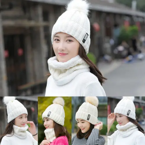 2Pcs Women Winter Scarf Hats Set Ladies Girl Knitted Warm Soft Cotton Bib Scarves Poncho Beanies Caps Neck Warmer Ring Pashmina
2Pcs Women Winter Scarf Hats Set Ladies Girl Knitted Warm Soft Cotton Bib Scarves Poncho Beanies Caps Neck Warmer Ring Pashmina