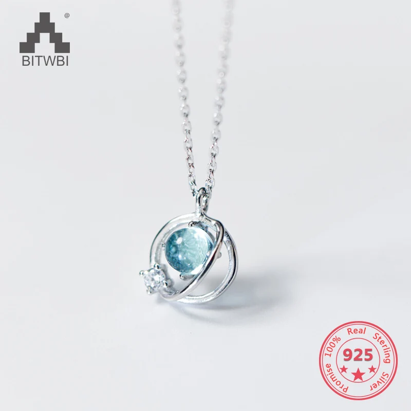 925 Silver Necklace Female Japanese Single Necklace Trend Universe Planet Clavicle Chain Necklace Jewelry
925 Silver Necklace Female Japanese Single Necklace Trend Universe Planet Clavicle Chain Necklace Jewelry