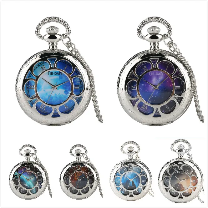Men's Women's Retro Hollow Flower Design Quartz Watch with Chain Pocket Watch for Kid Leisure Fashion Pocket Watch for Teenagers
Men's Women's Retro Hollow Flower Design Quartz Watch with Chain Pocket Watch for Kid Leisure Fashion Pocket Watch for Teenagers