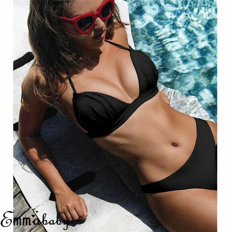 Fashion Casual Slim Solid Women Push-up Soft Bra Bandage Bikini Set Swimsuit Triangle Swimwear Bathing Clothes
Fashion Casual Slim Solid Women Push-up Soft Bra Bandage Bikini Set Swimsuit Triangle Swimwear Bathing Clothes