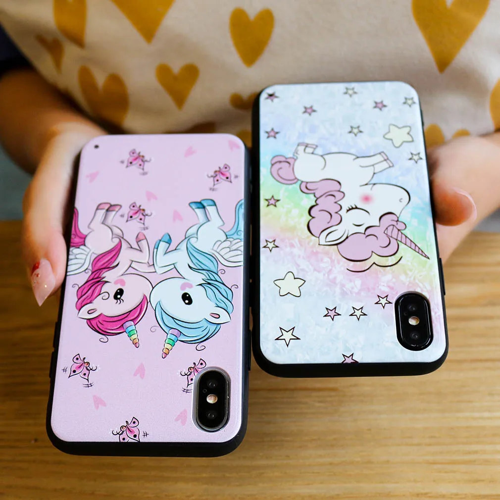 Hard Case For Iphone 7 8 X Plus 6 6S XR XS Max PC Coque Cute Funny Protective Brand Flamingo Luxury Full |