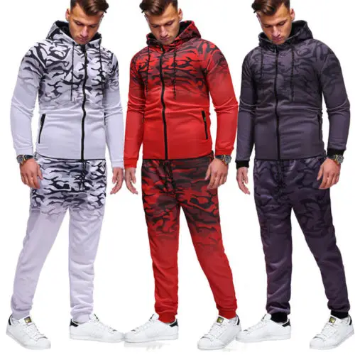 New Mens Tracksuit Top Fleece Designer Slim Fit Hooded Fitness Gym Hoodie Clothing Sets
New Mens Tracksuit Top Fleece Designer Slim Fit Hooded Fitness Gym Hoodie Clothing Sets