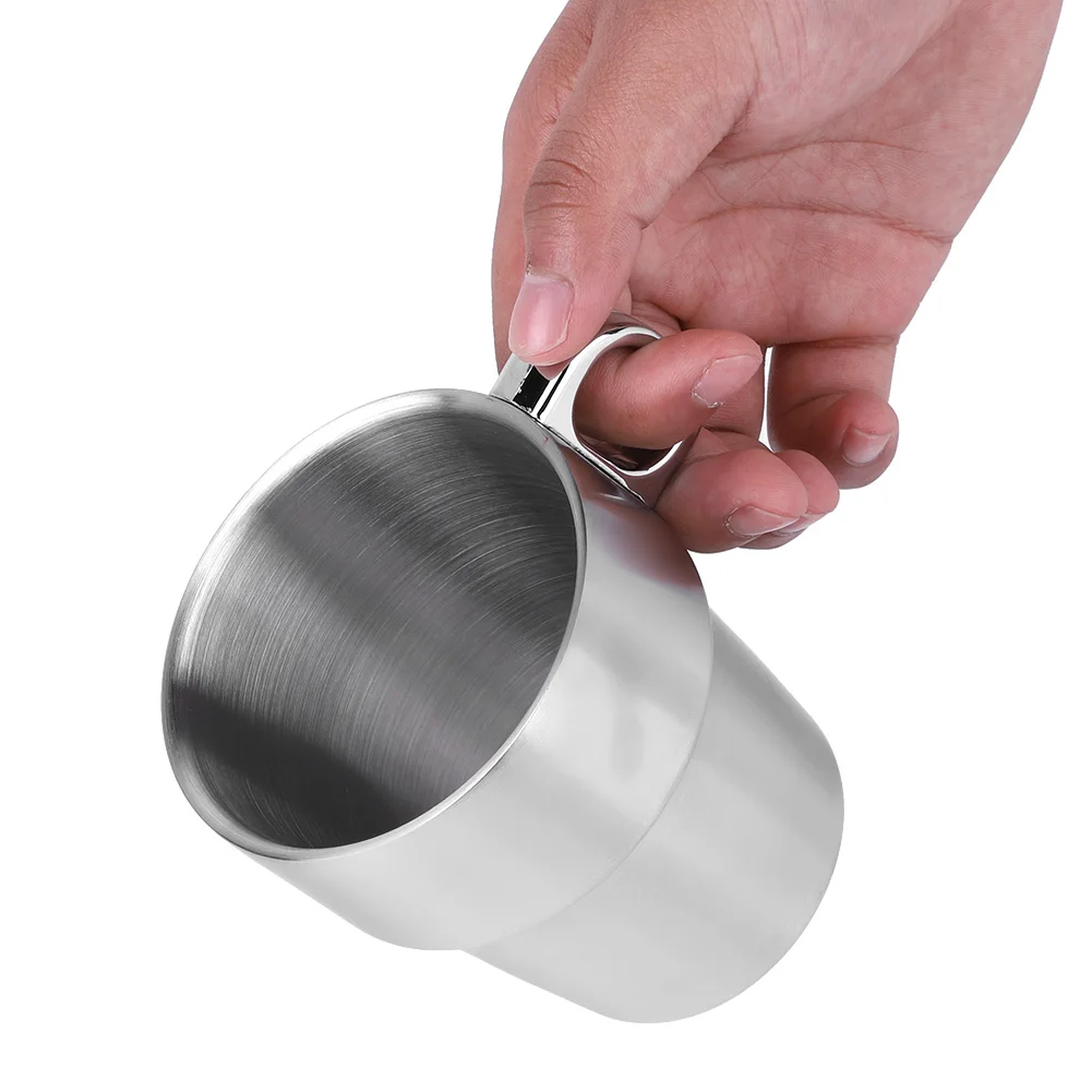 7 pcs Stainless Steel Portable Camping Picnic Cups Juice Water Beer Coffee Drinking Cup With Grip Handle Outdoor Tableware Set
7 pcs Stainless Steel Portable Camping Picnic Cups Juice Water Beer Coffee Drinking Cup With Grip Handle Outdoor Tableware Set