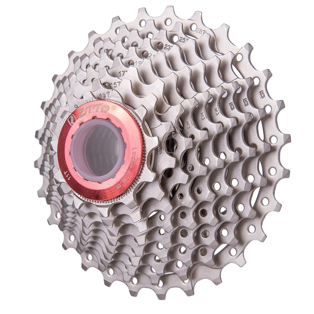 Горячая-Ztto дорожный велосипед кассета Freewheel 9 скоростная S 11-28T велосипедные