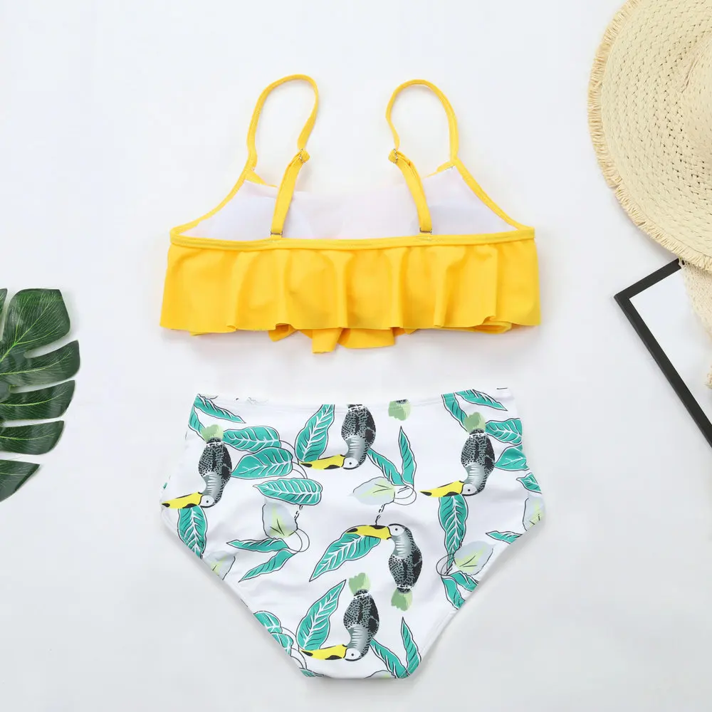 New Ruffled Spaghetti Strap Bikini Set Floral Swimsuit Women Push Up Bikinis High Waist Swimwear Ruched Bathing Suits Beach Wear
New Ruffled Spaghetti Strap Bikini Set Floral Swimsuit Women Push Up Bikinis High Waist Swimwear Ruched Bathing Suits Beach Wear