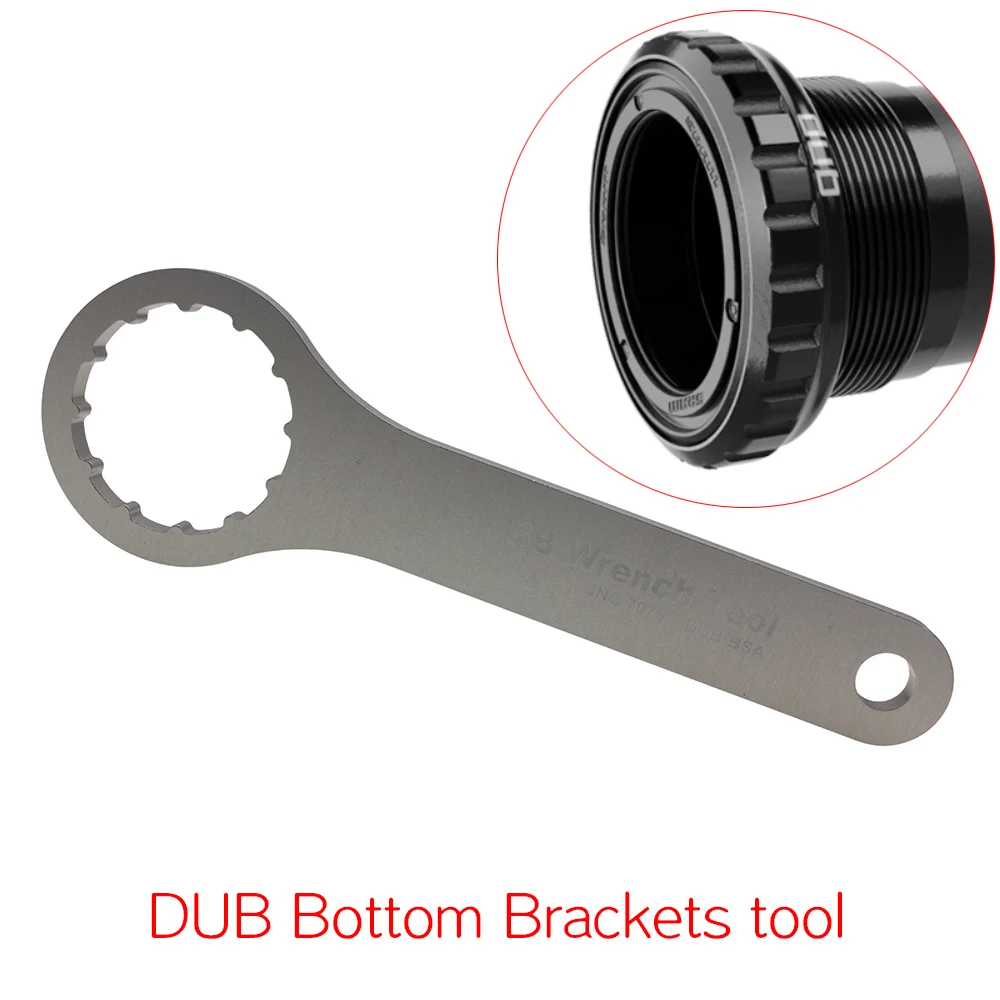 bicycle bottom bracket dub tool Installation and removal BB Wrench Tool reusable For SRAM DUB BSA30 Aluminum alloy 7075 T6 CNC
bicycle bottom bracket dub tool Installation and removal BB Wrench Tool reusable For SRAM DUB BSA30 Aluminum alloy 7075 T6 CNC