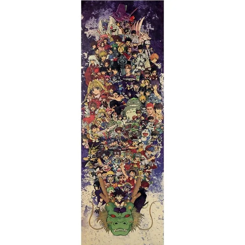 Vintage Collection of Japanese Anime Character Poster Decoration Stickers Wall Decor Kraft Paper Home Decor Wall Sticker Posters
Vintage Collection of Japanese Anime Character Poster Decoration Stickers Wall Decor Kraft Paper Home Decor Wall Sticker Posters