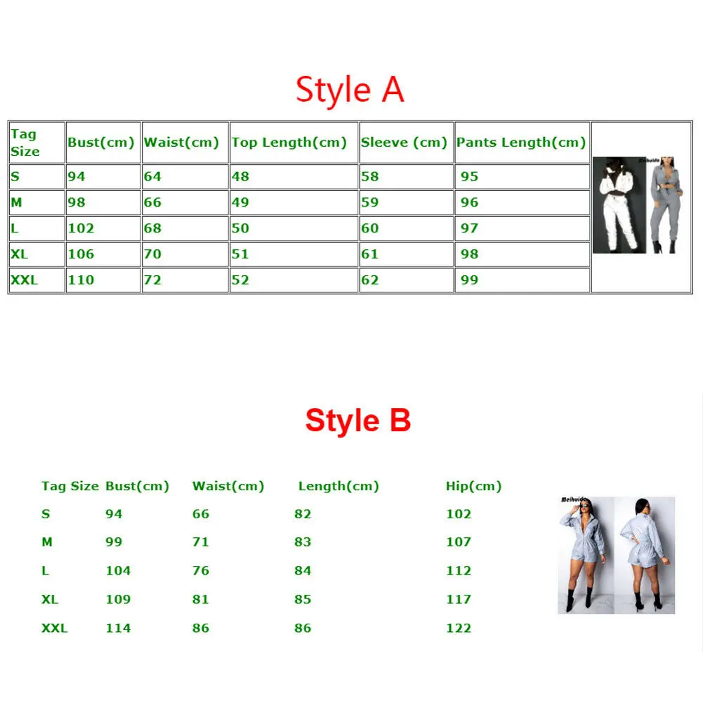 Thefound New Arrival Women Personality Trend Sexy Fashion Reflective Zipper Long Sleeve Crop Top Casual Club Sport Jumpsuit 2pcs
Thefound New Arrival Women Personality Trend Sexy Fashion Reflective Zipper Long Sleeve Crop Top Casual Club Sport Jumpsuit 2pcs