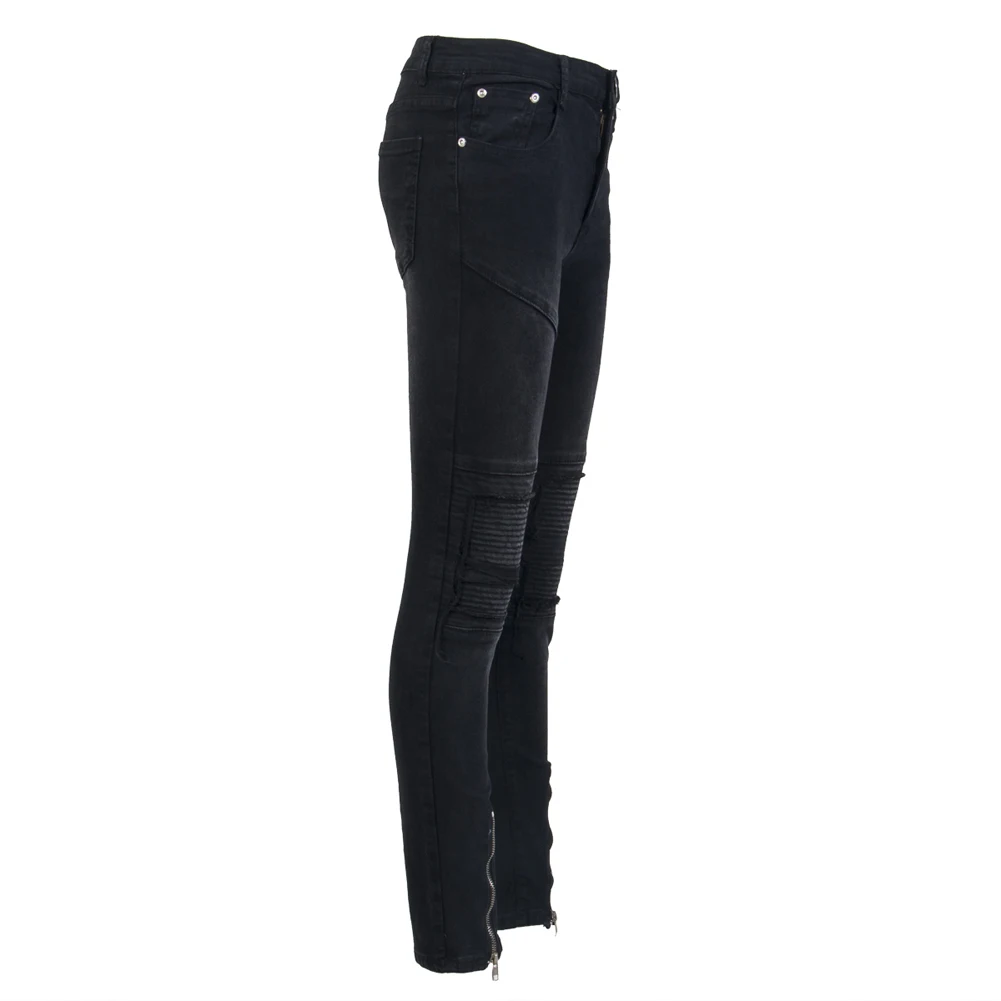 2019 Men Jeans Stretchy Ripped Skinny Biker Jeans Destroyed Tapered Slim Denim Pants
2019 Men Jeans Stretchy Ripped Skinny Biker Jeans Destroyed Tapered Slim Denim Pants