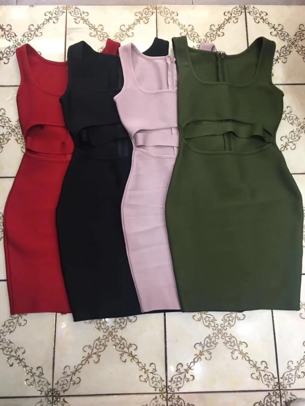 Lady Celebrity Sleeveless Elegant Rayon Bandage Dress Top Quality Mini Party Bodycon Dress
Lady Celebrity Sleeveless Elegant Rayon Bandage Dress Top Quality Mini Party Bodycon Dress