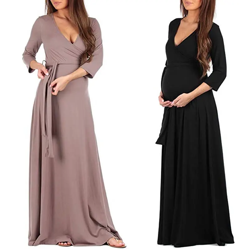 Elegant maternity dress bow long dress adjustable belt for pregnant women dress party maternity clothes
Elegant maternity dress bow long dress adjustable belt for pregnant women dress party maternity clothes