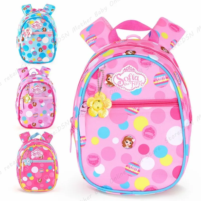 Genuine Disney Cute Princess Sophia School Book Backpack Kindergarten Kid New Large Capacity Dot Printed Bag Girls Creative Gift
Genuine Disney Cute Princess Sophia School Book Backpack Kindergarten Kid New Large Capacity Dot Printed Bag Girls Creative Gift