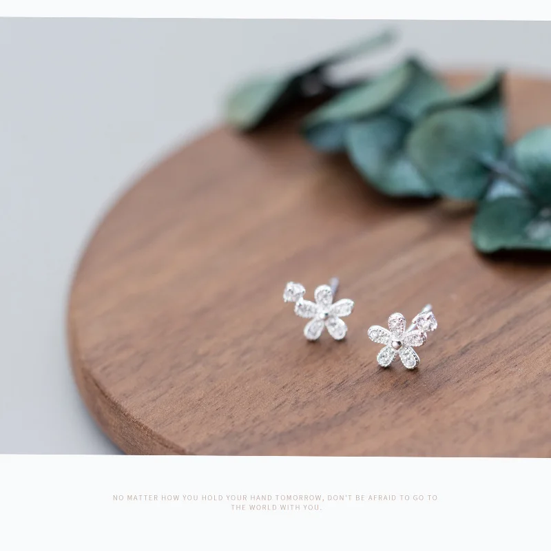 1 Pair 100% 925 Sterling Silver Jewelry Women Fashion Cute Tiny Flower Stud Earrings Gift For Girls Kids Lady
1 Pair 100% 925 Sterling Silver Jewelry Women Fashion Cute Tiny Flower Stud Earrings Gift For Girls Kids Lady