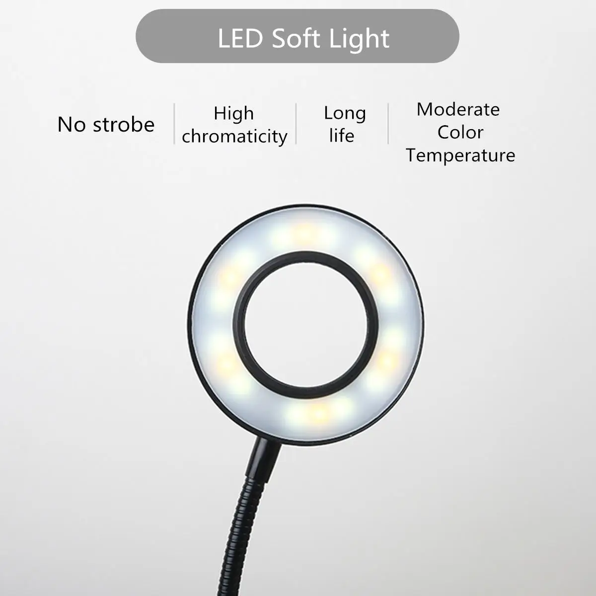 7W Flexible Bed Reading Book Lights USB Power Clip Holder Book Light Desk Lamp Eye Care Night Lamp LED Table Lamp for Study Room
7W Flexible Bed Reading Book Lights USB Power Clip Holder Book Light Desk Lamp Eye Care Night Lamp LED Table Lamp for Study Room