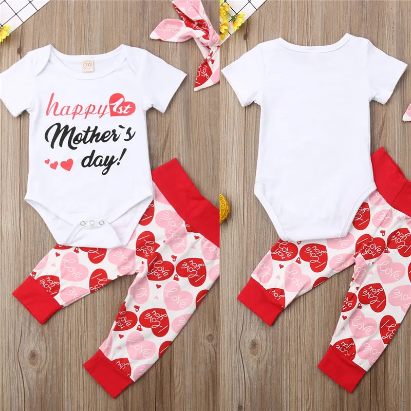 3Pcs Summer Cute Toddler Newborn Baby Boys Girl Outfit Short Sleeve Romper+Long Pants+Love Printing Headband Set
3Pcs Summer Cute Toddler Newborn Baby Boys Girl Outfit Short Sleeve Romper+Long Pants+Love Printing Headband Set